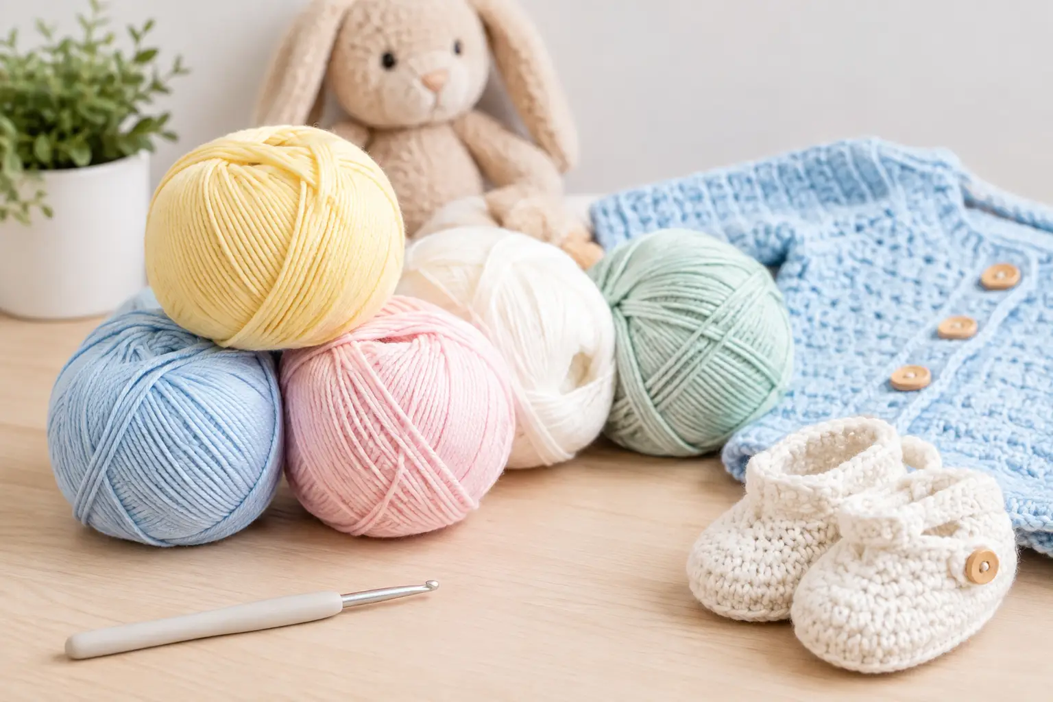 Mejor hilo para ropa de bebé crochet